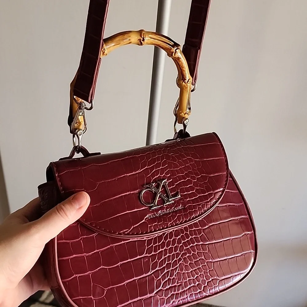 "CXL By Christian Lacroix" Croc Skin Purse โค๏ธ - Picture 8 of 12